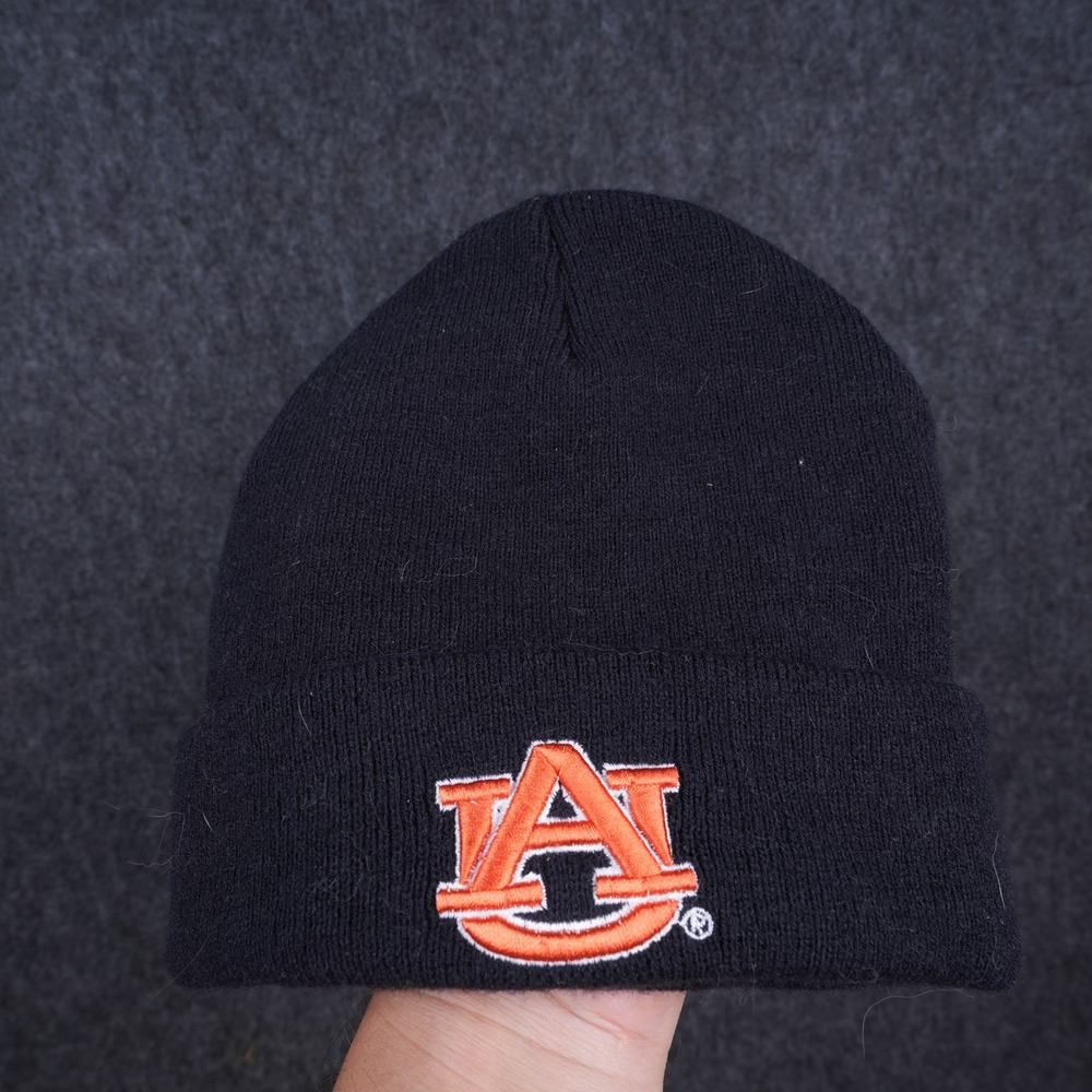 Colosseum Auburn Tigers Beanie Unisex OSFM Black Excellent Embroidered Knit Hat